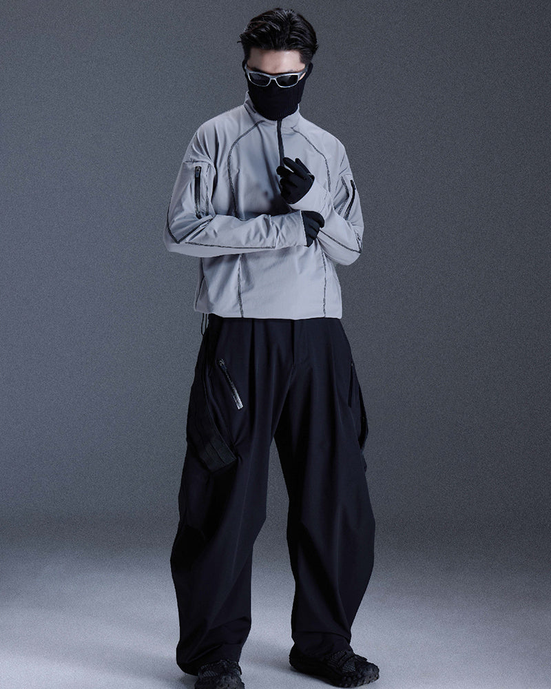 Water-Repellent Hiking Techwear Long-Sleeve Tee
