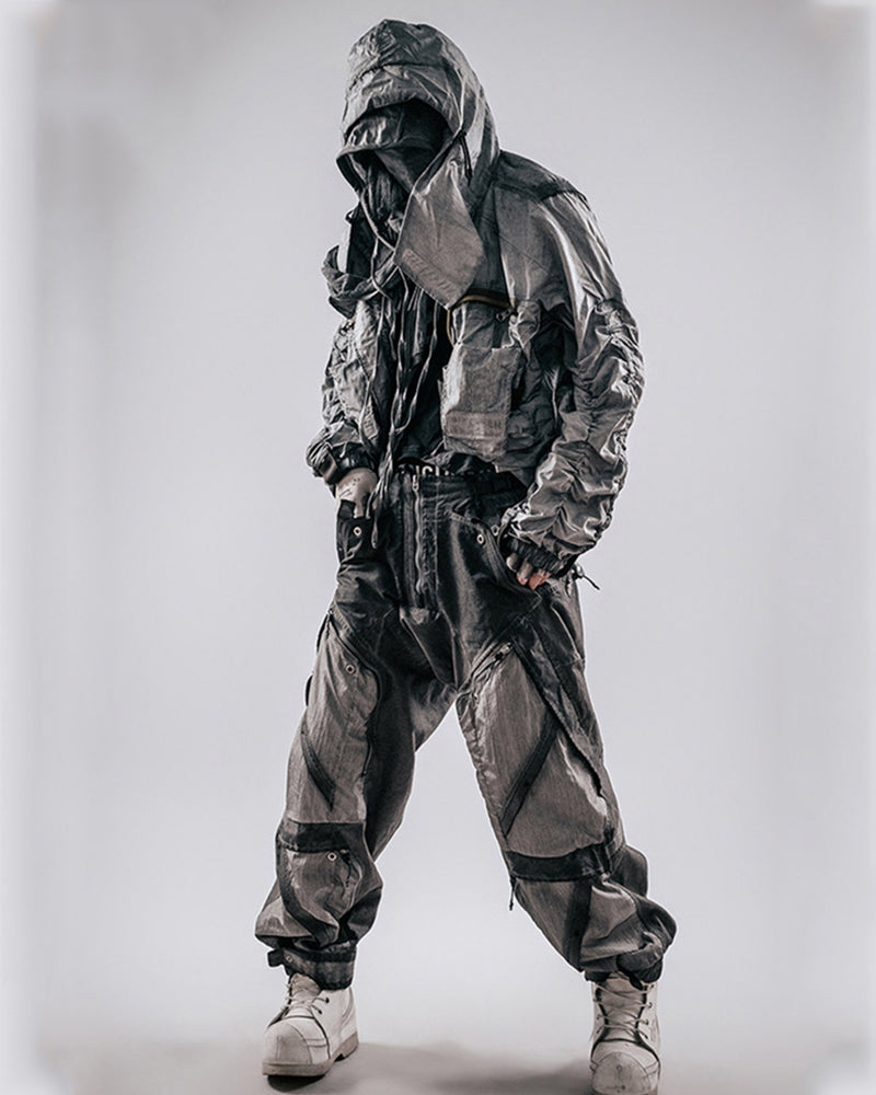 Post-Apocalyptic Men's Techwear Wasteland Cargo Pants