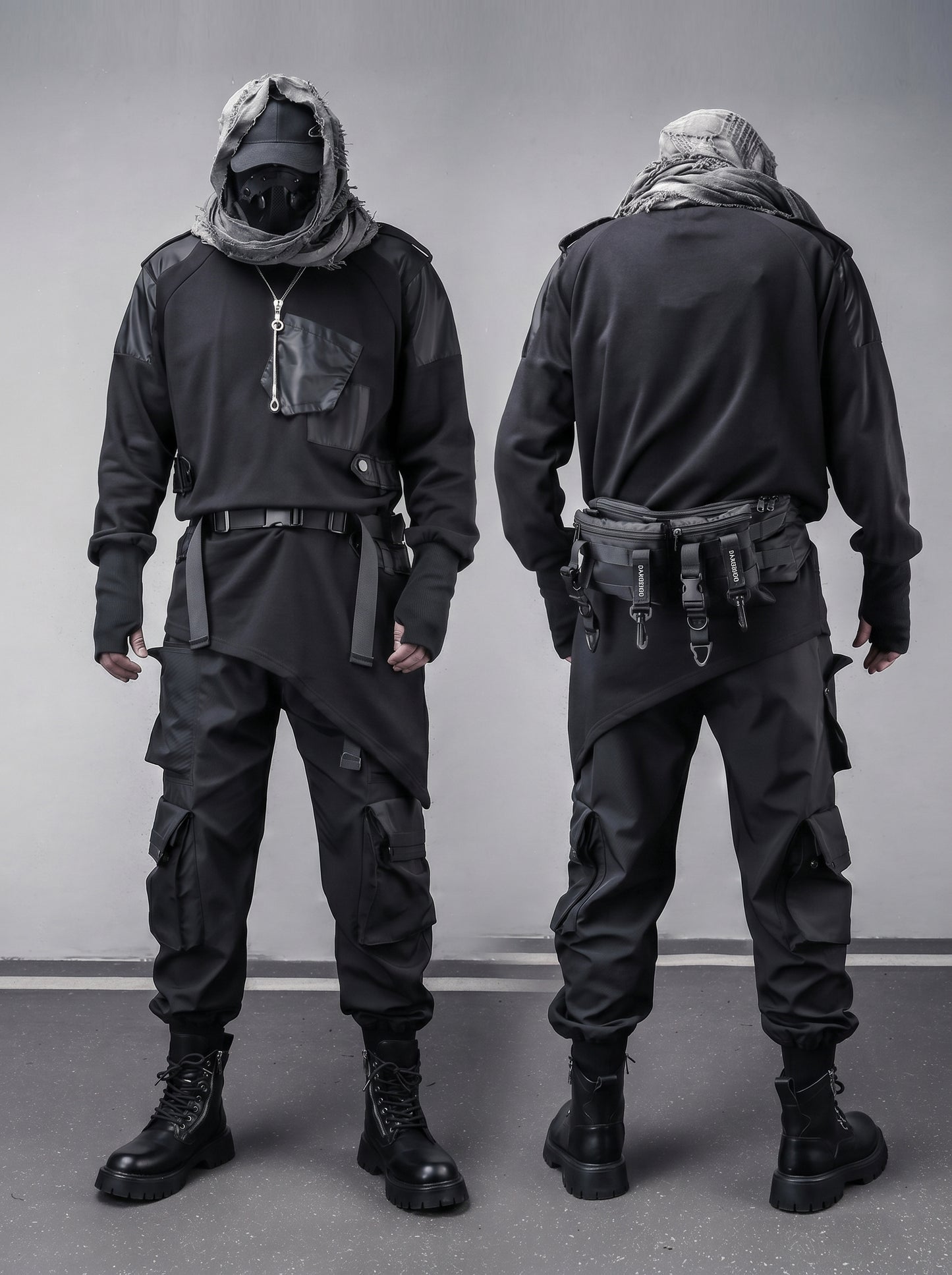 Ninja Outfit Set Top / Bottom