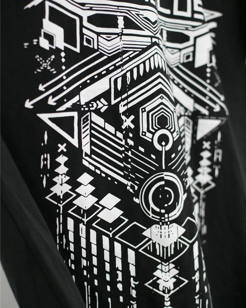 Futuristic Cyberpunk Techwear T-Shirt