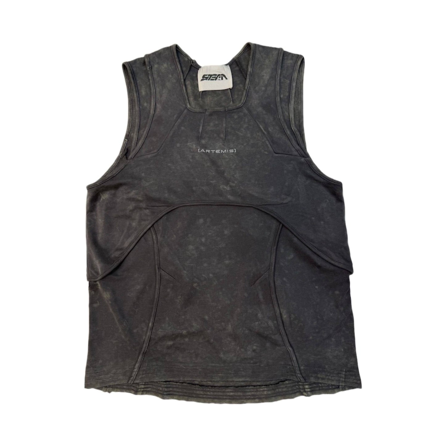 Dune Wasteland Deconstructed Splicing Sleeveless T-Shirt