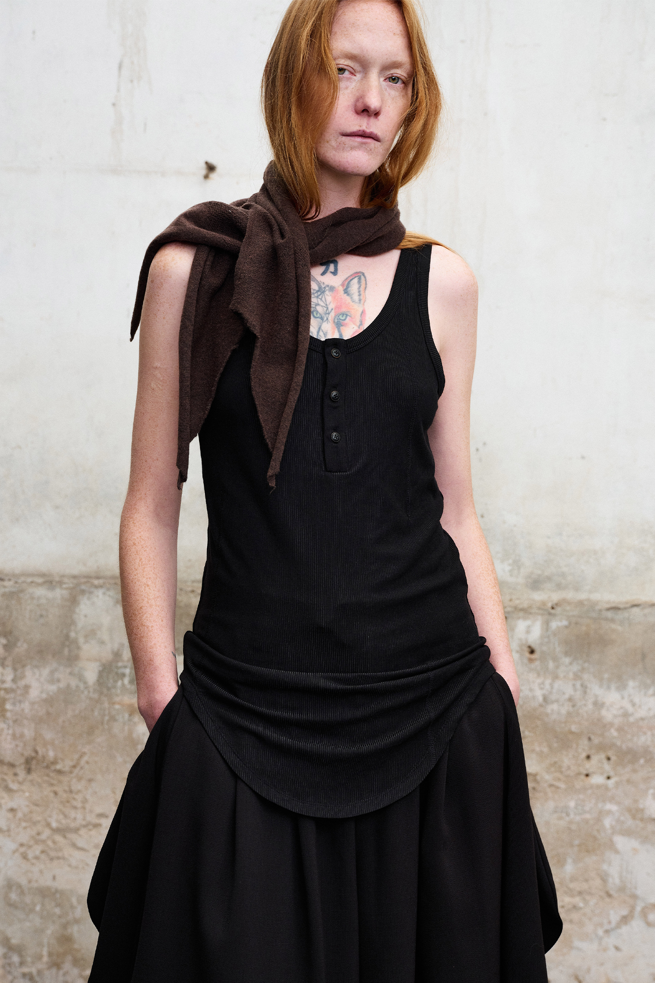 Draped Balloon Pleat Shorts