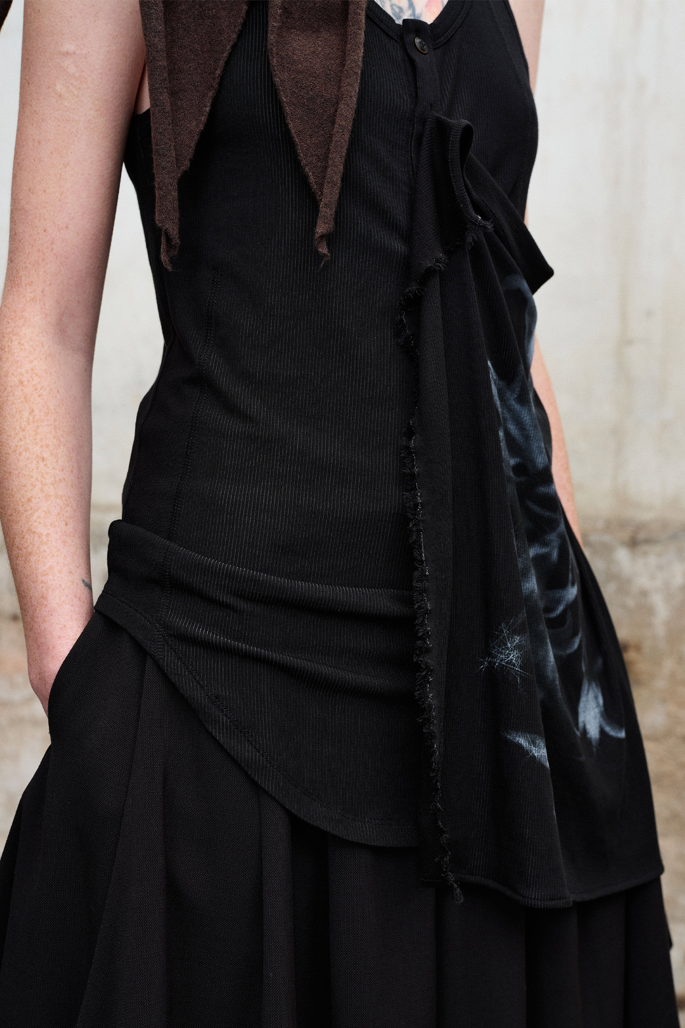 Draped Balloon Pleat Shorts