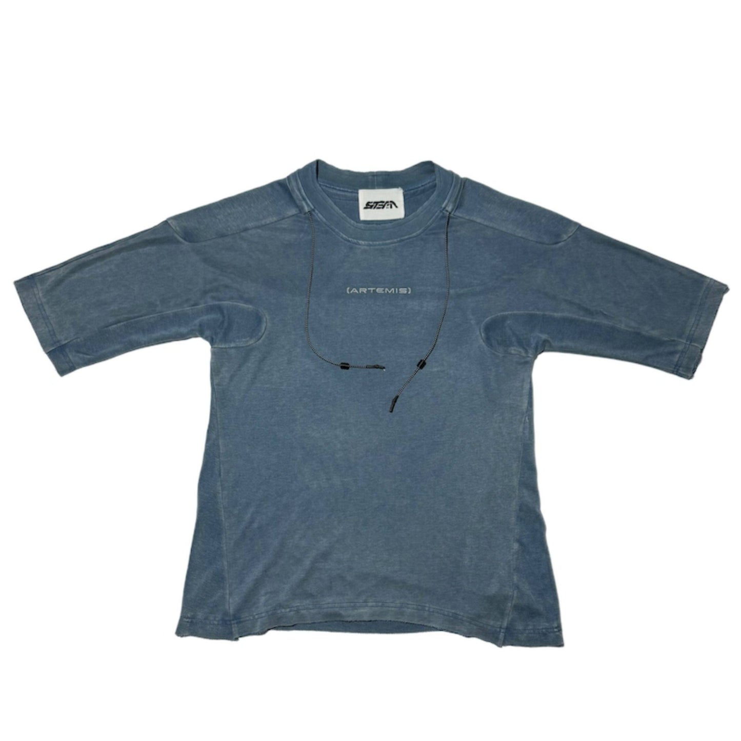 Wasteland Style Patchwork Drawstring T-Shirt