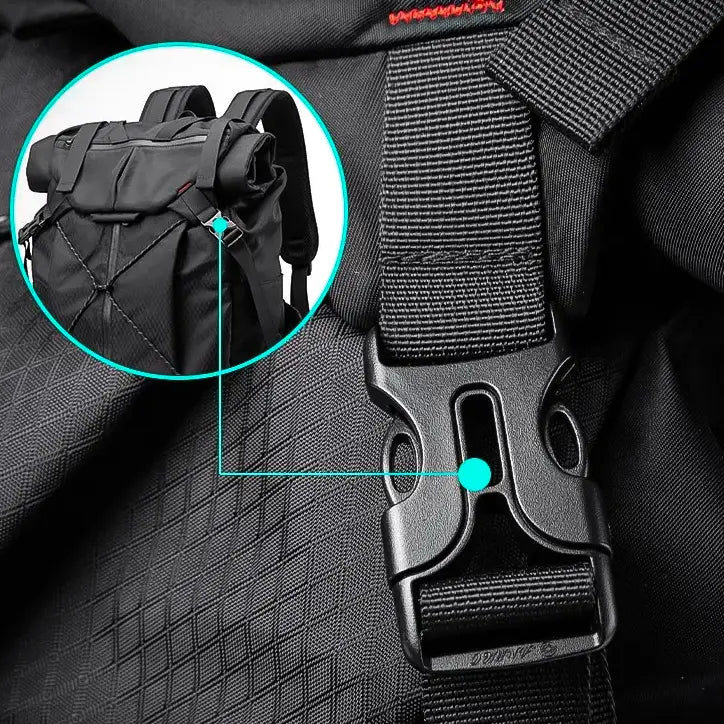 Cyberpunk Techwear Large-Capacity Backpack