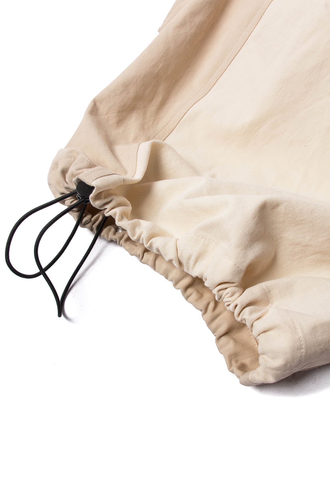 Spliced Crinkled Oversized Cargo Pants