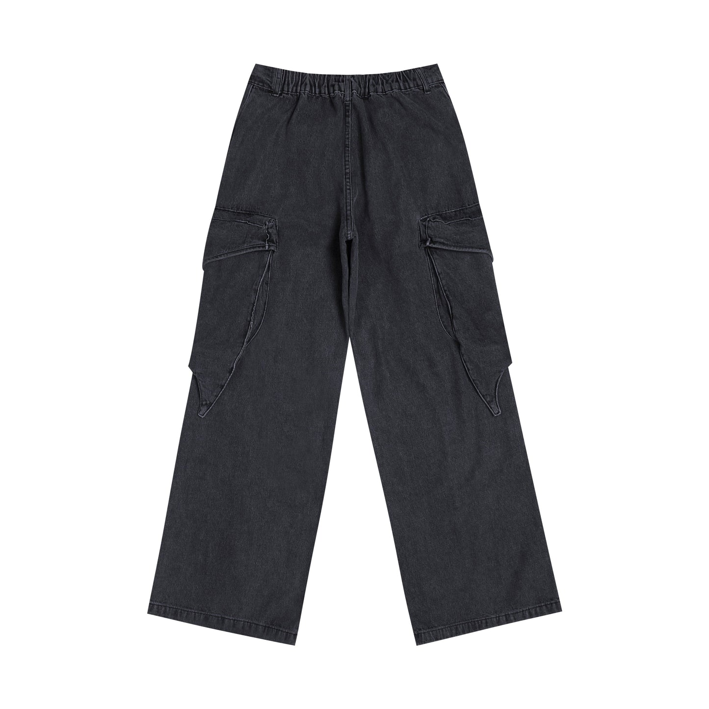 Multi-Layered Stripes Deconstructed Jeans