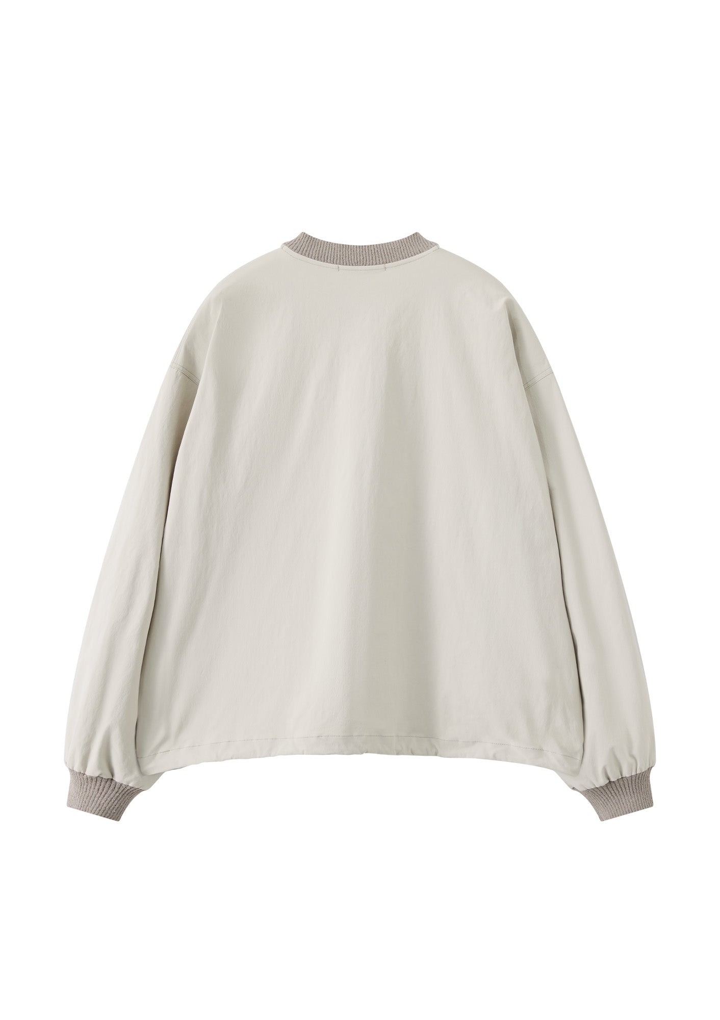 Water-Repellent Embroidered Drawstring Sweatshirt