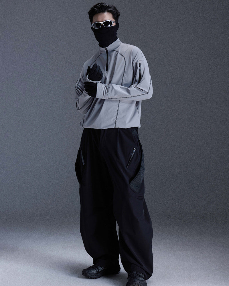 Water-Repellent Hiking Techwear Long-Sleeve Tee