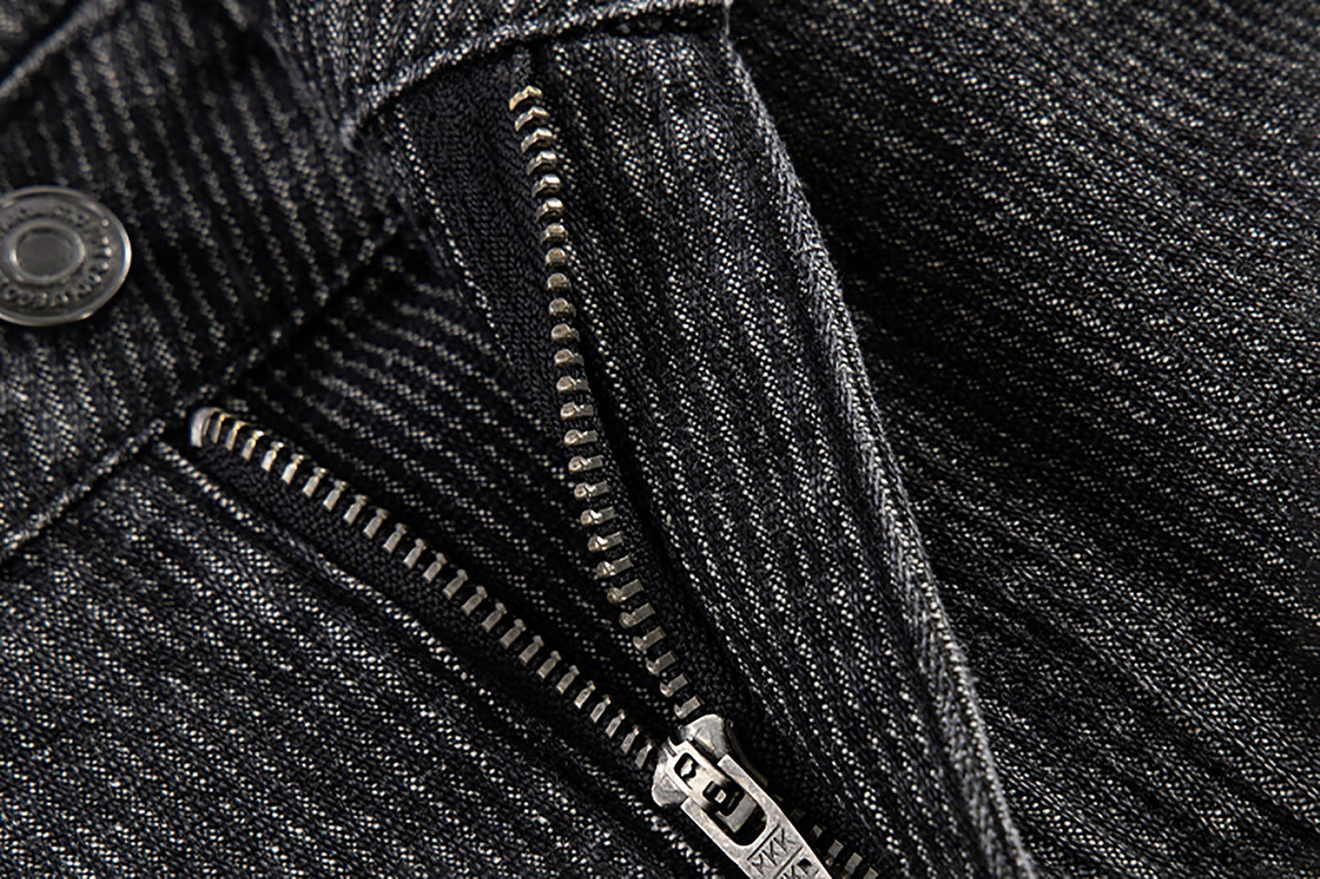 Retro Corduroy Logo Embroidery Straight-Leg Jeans