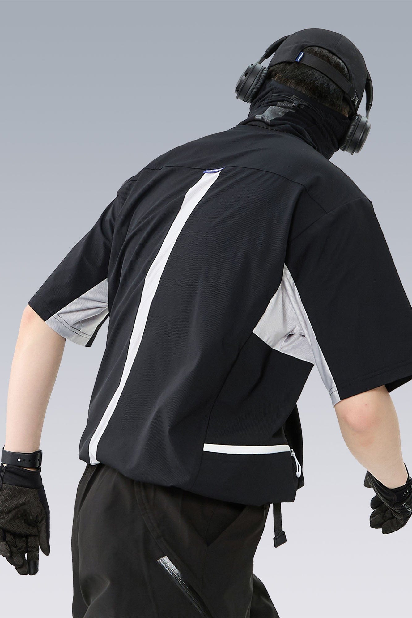 Tech Panel Drawstring-Hem Quick-Dry T-Shirt