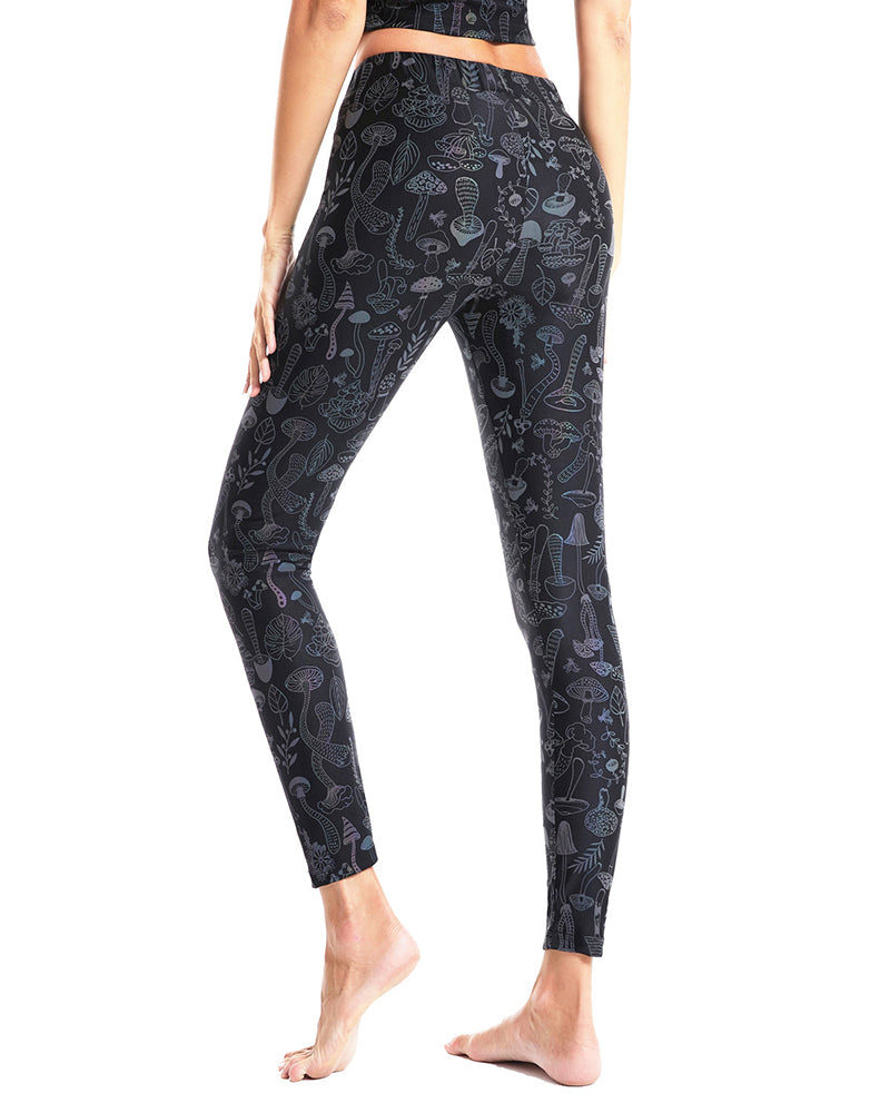 Reflective Rave Clothing Colorful Leggings