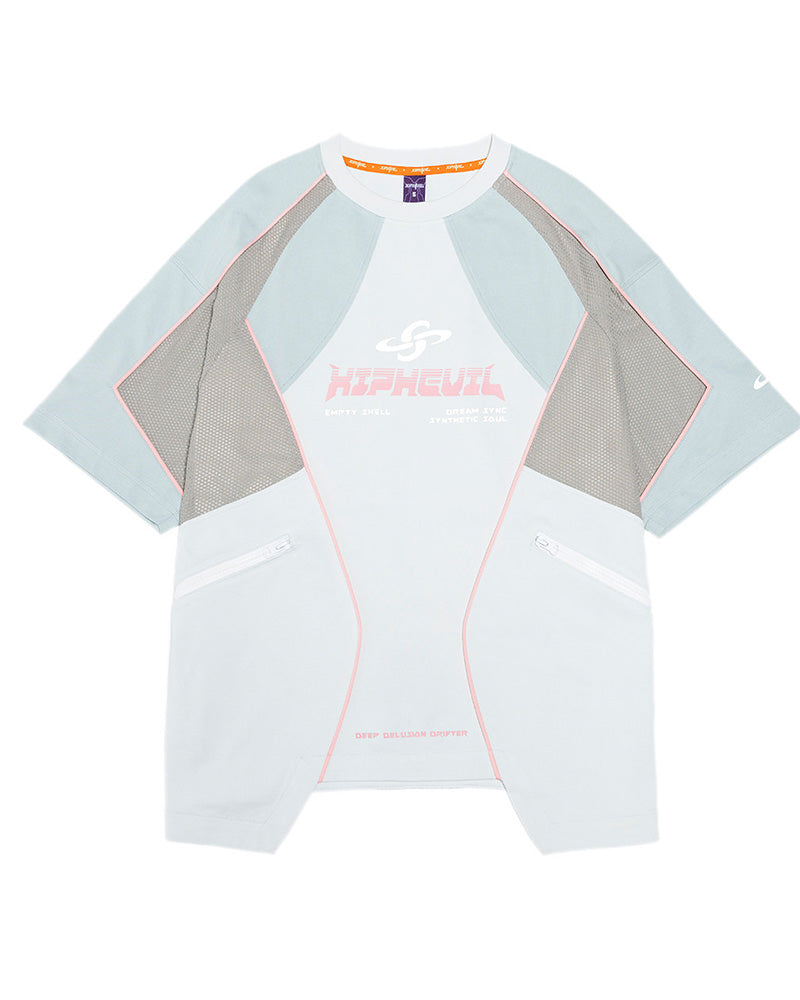 Cyberpunk Grid Dreamweave Quick-Dry T-Shirt