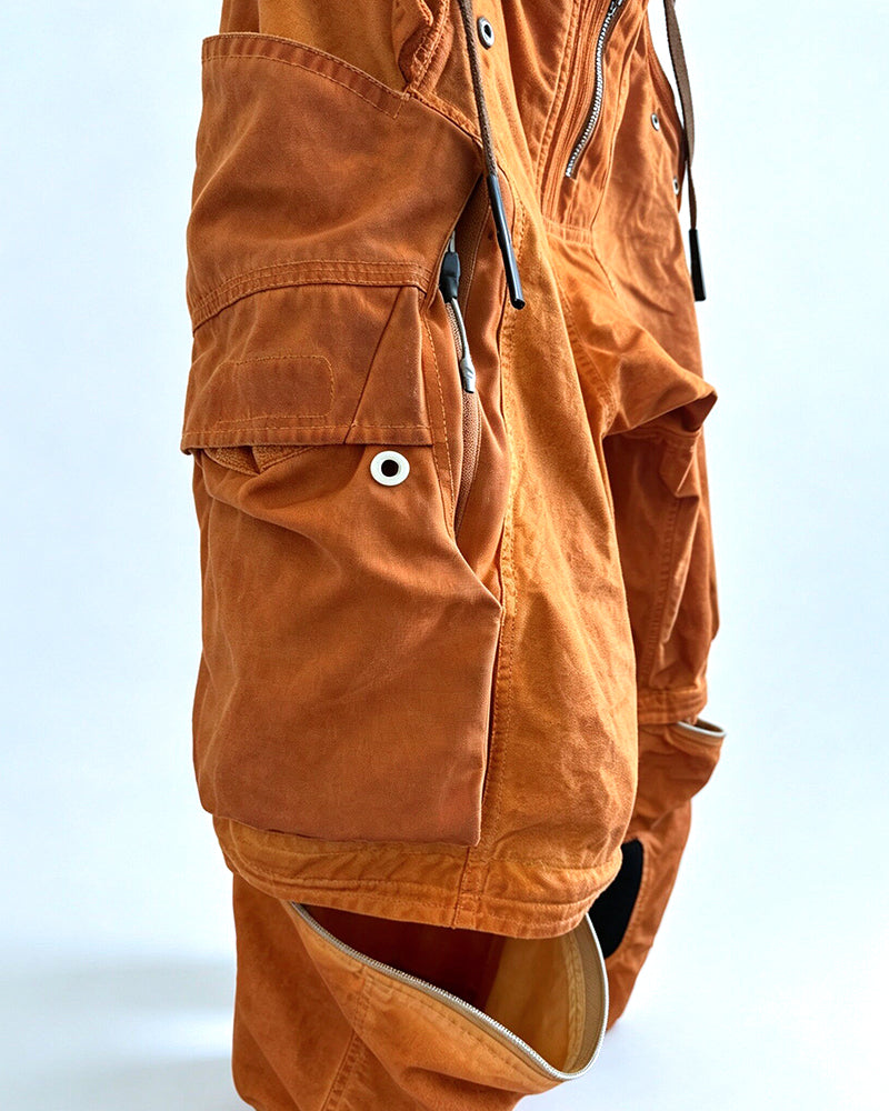 Wasteland 3D Pocket Distressed Convertible Cargo Pants