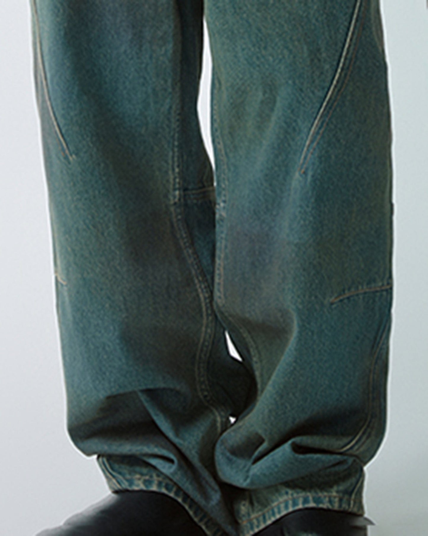 Deconstructed Washed Pants