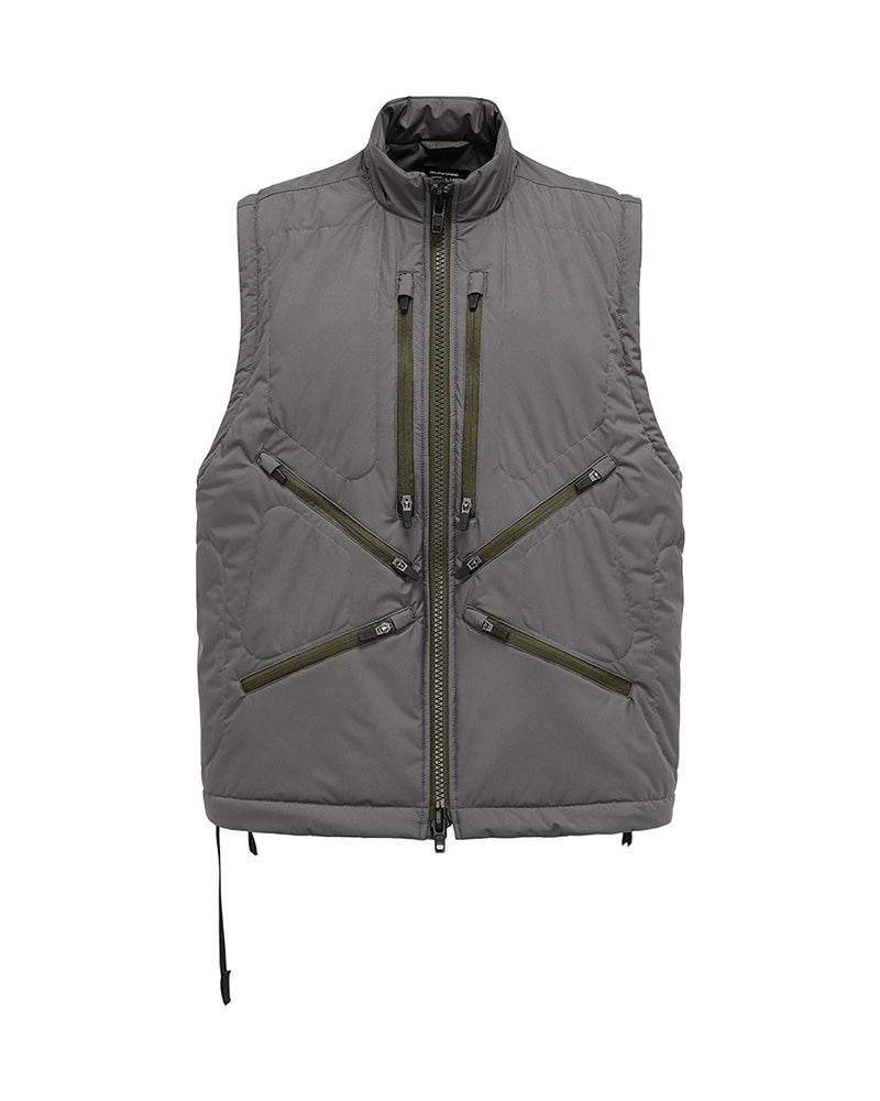 Multi-Pocket Windproof Insulated Techwear Vest