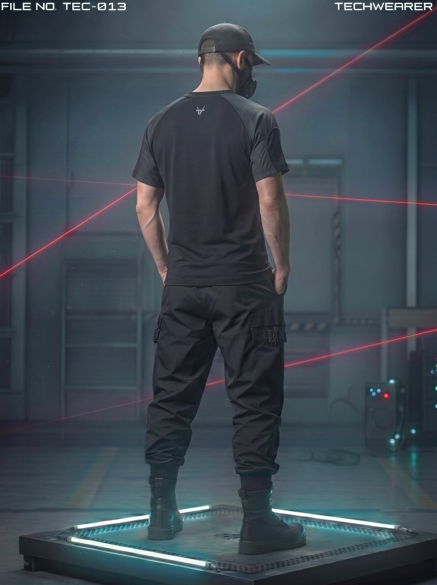 TEC-013｜Cyberpunk Tactical Techwear Set Top / Bottom