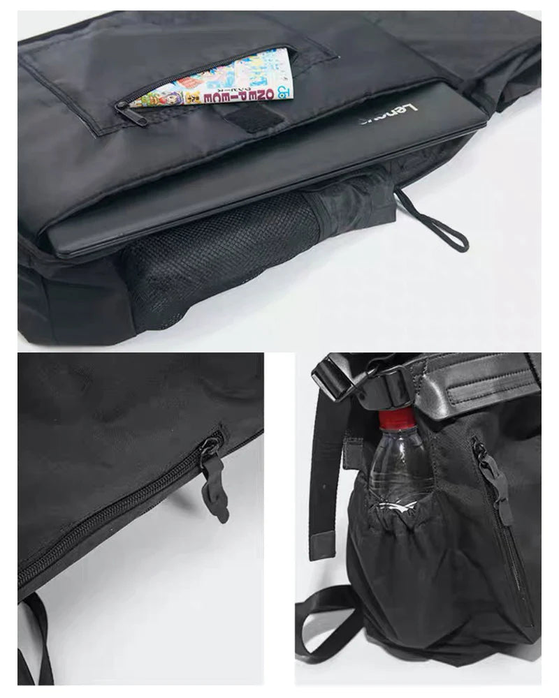 Techwear Roll-Top Tactical Backpack