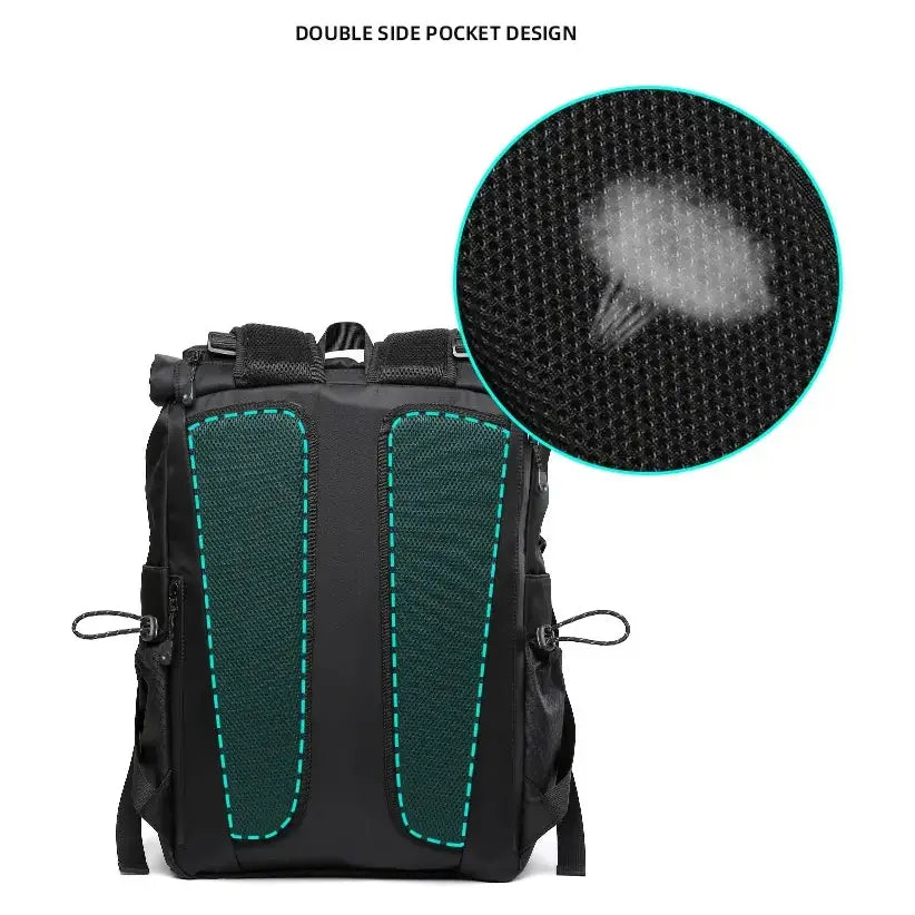 Cyberpunk Techwear Large-Capacity Backpack