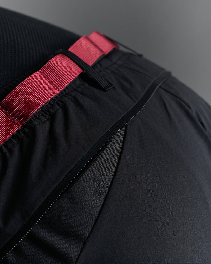Half-Zip Thermal-Dynamics Techwear Shorts
