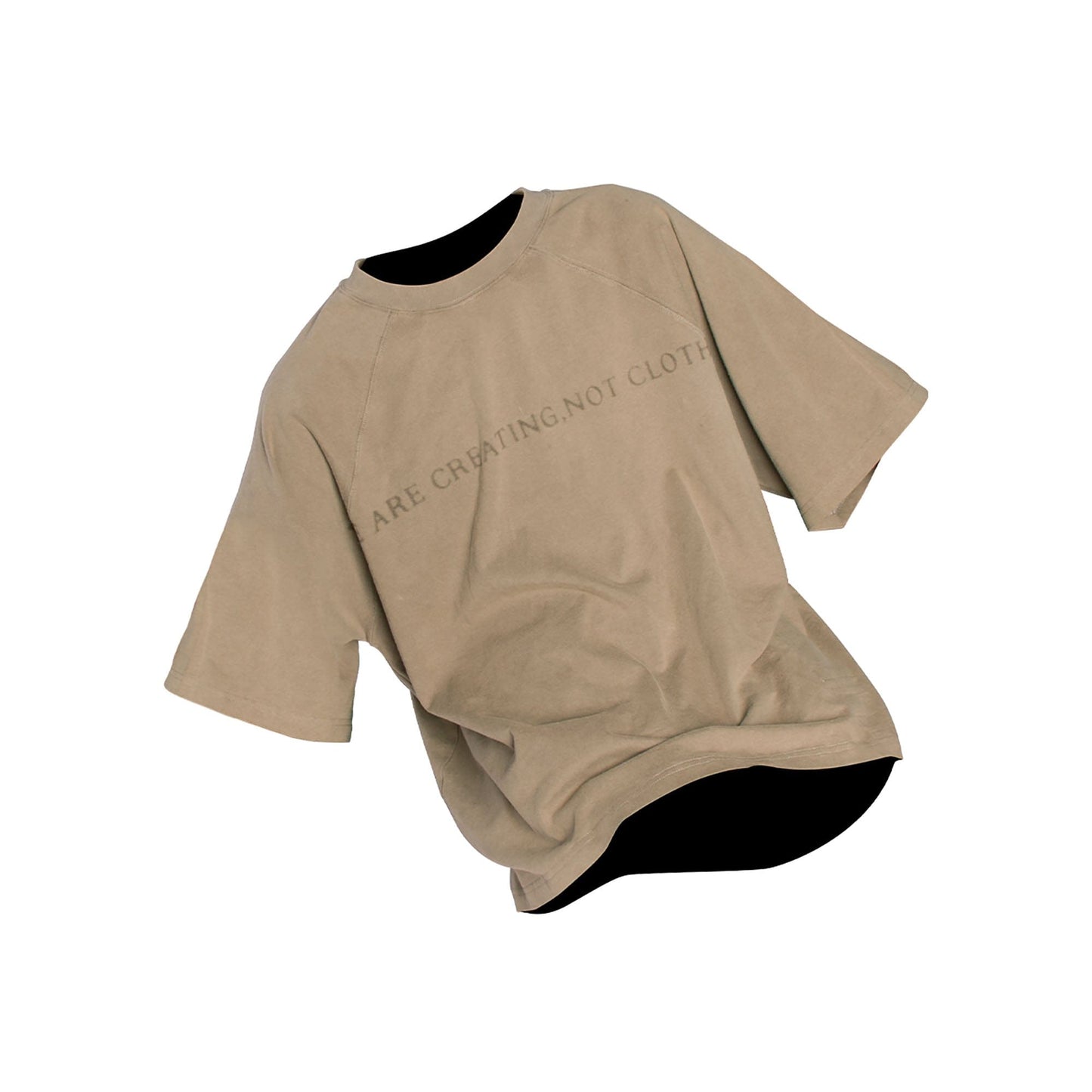 Washed Spliced Raglan T-Shirt