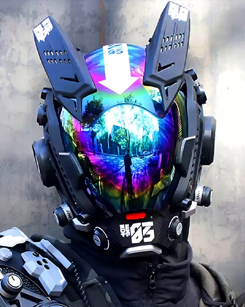 Futuristic Cosplay Cyberpunk Helmet Mask