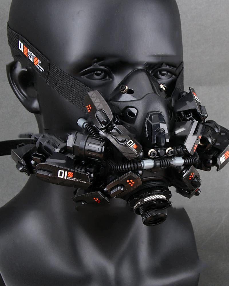 Futuristic Cyberpunk Half Face Mask