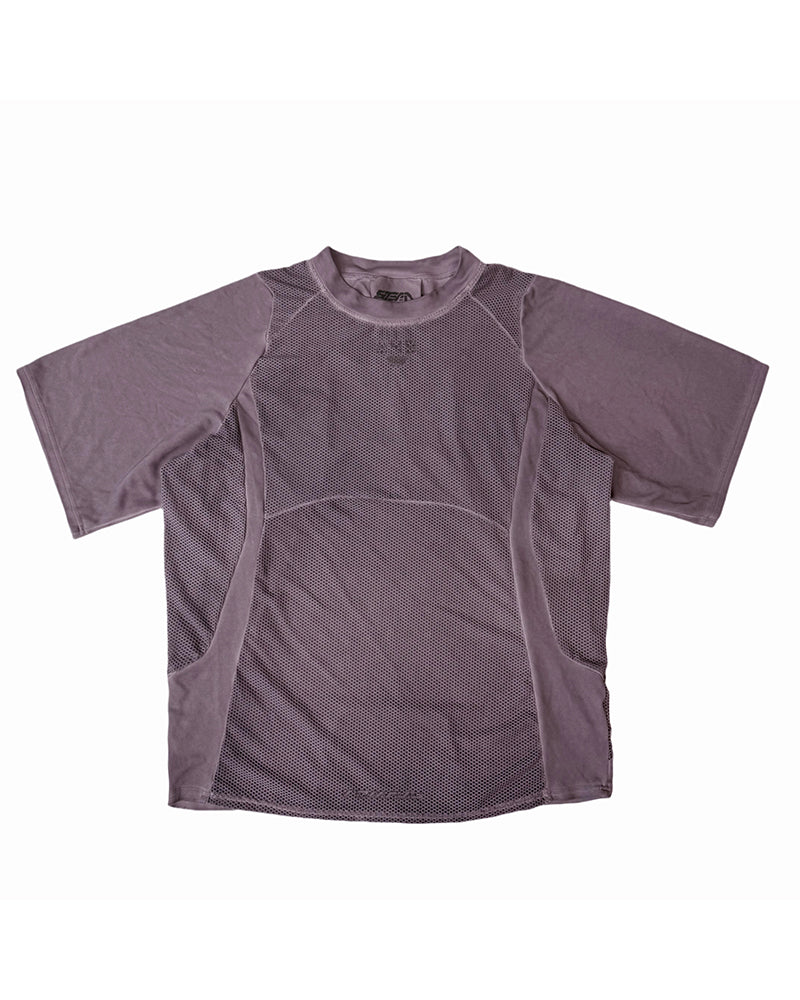 Techwear Mesh Panel Short-Sleeve T-Shirt