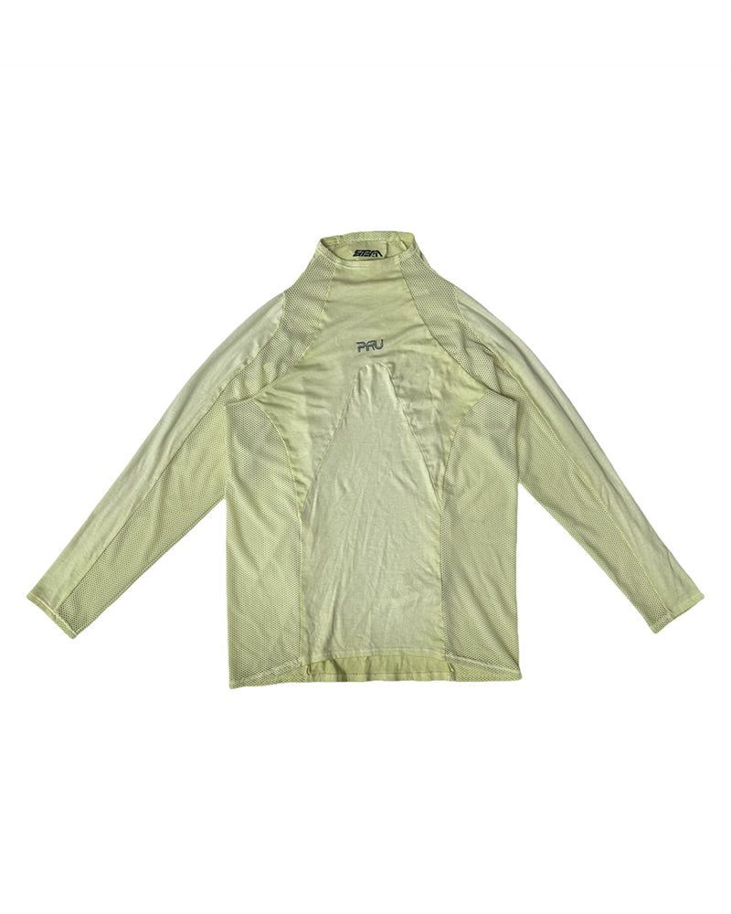 Techwear Mesh Panel Long-Sleeve Tee