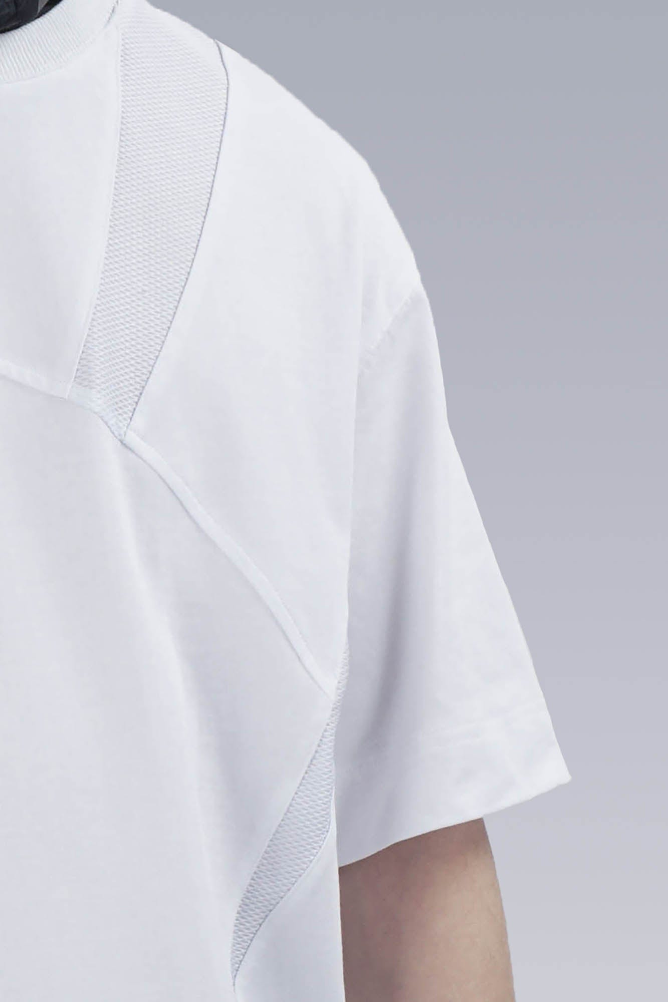 Asymmetrical Mesh Deconstructed T-Shirt