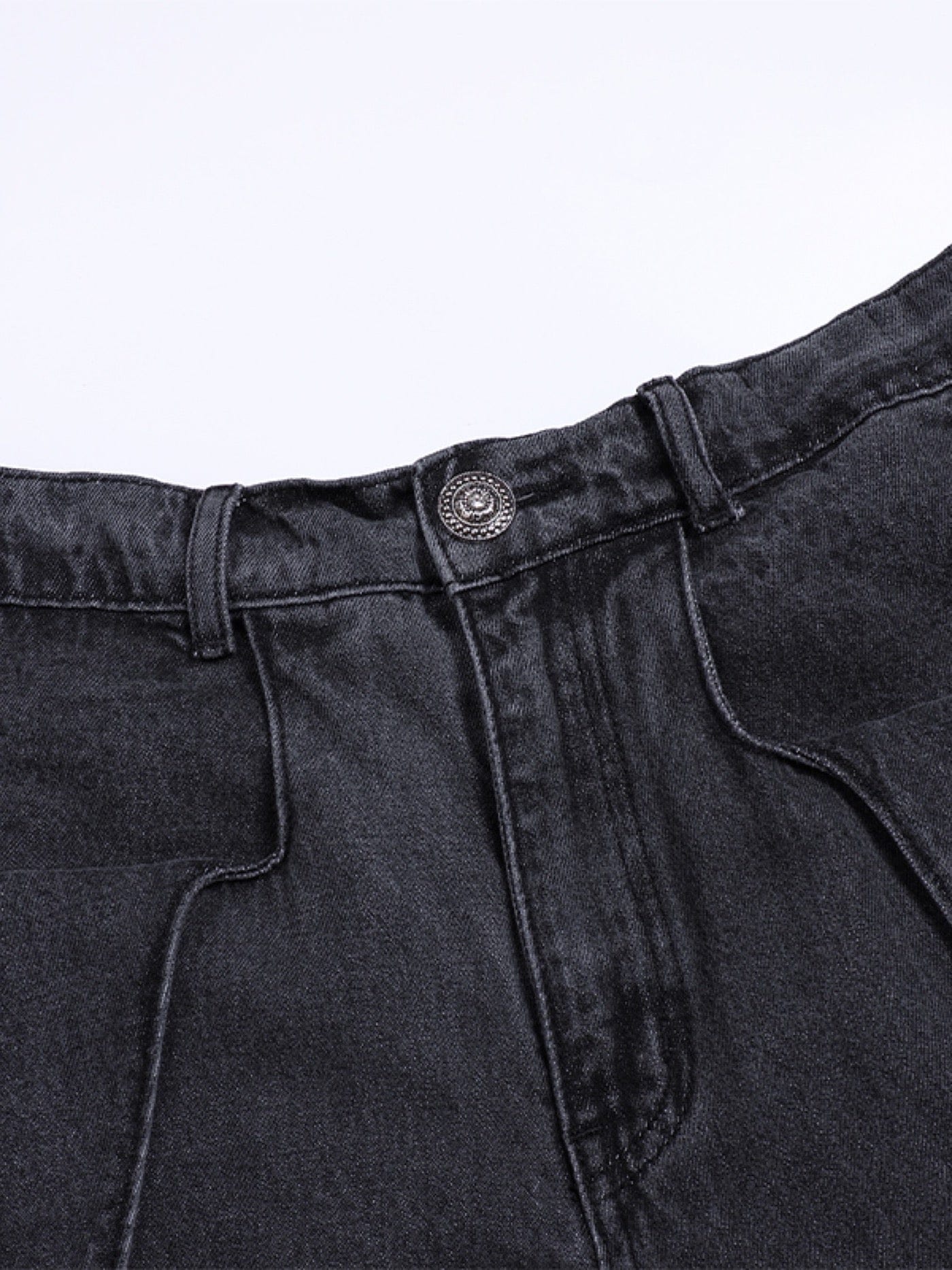 Multi-Layered Stripes Deconstructed Jeans