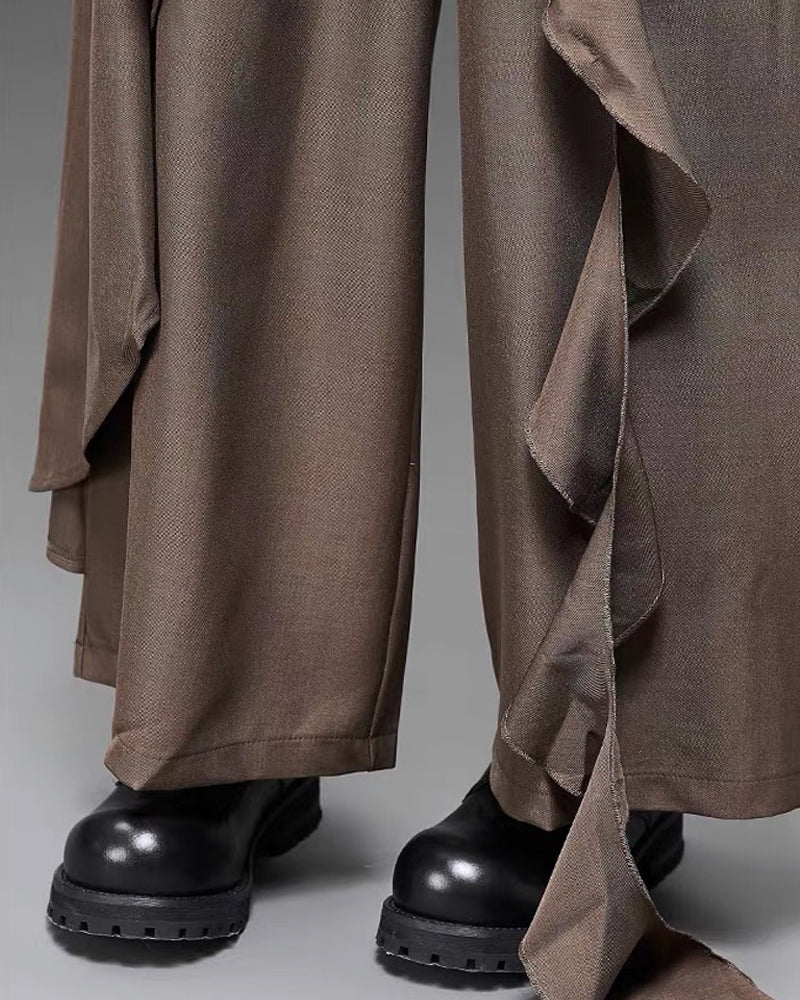 Modern Japanese Wide Leg Vintage Hakama Pants