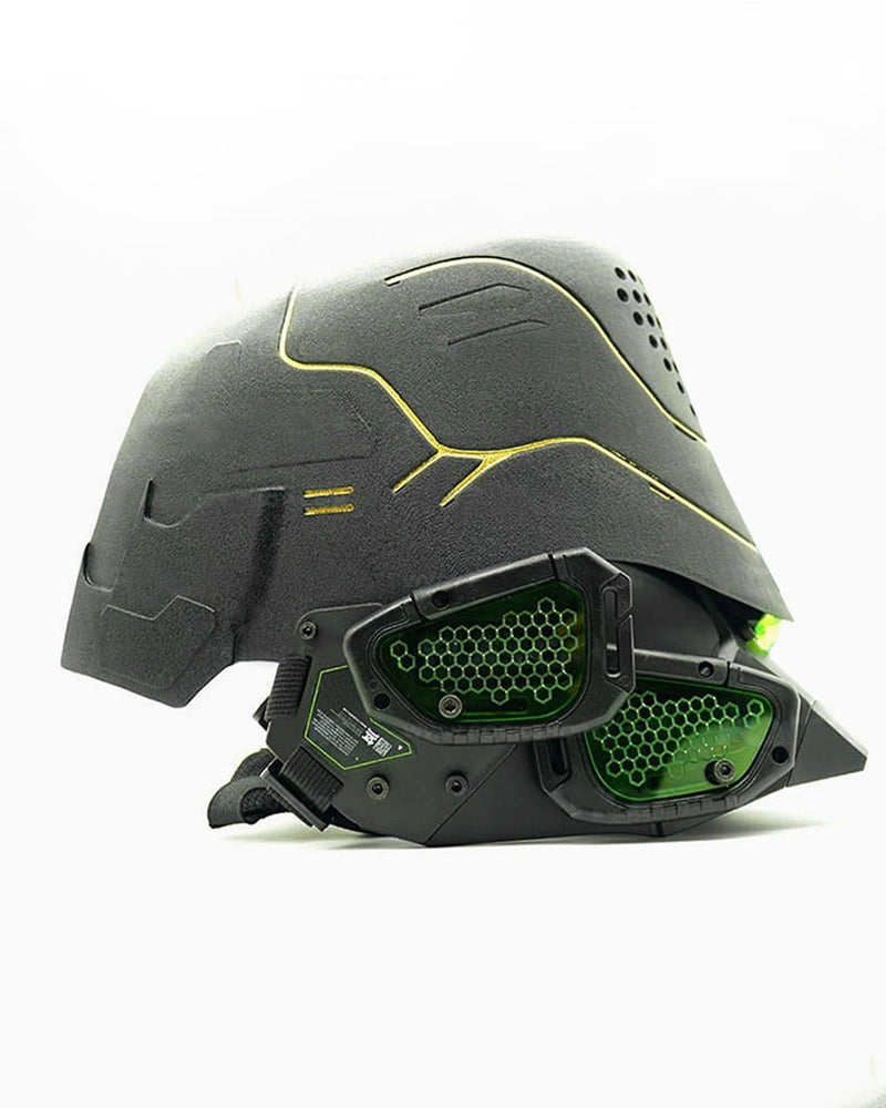 Futuristic Cyberpunk Helmet