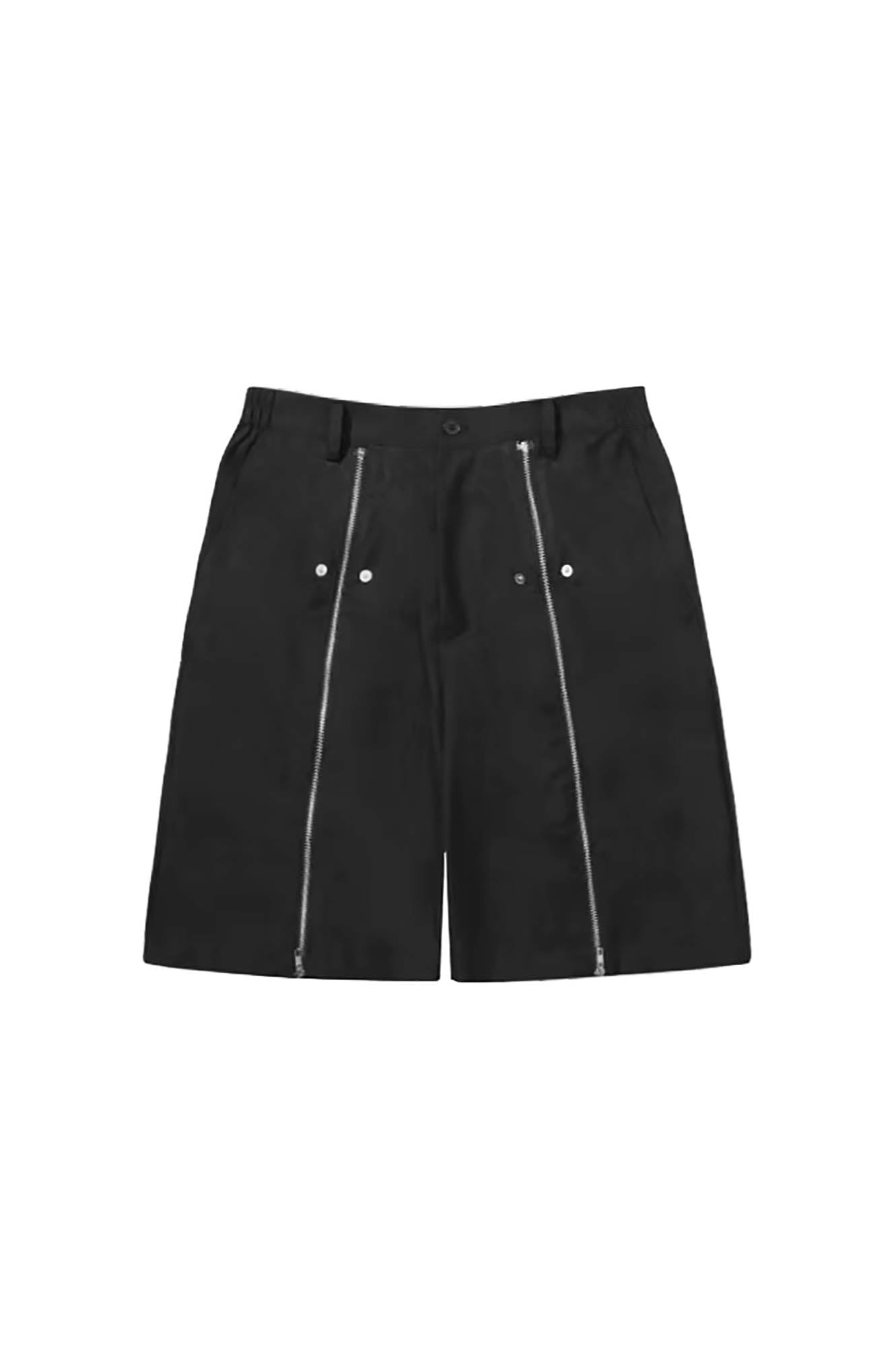 Center-Zip Utility Shorts