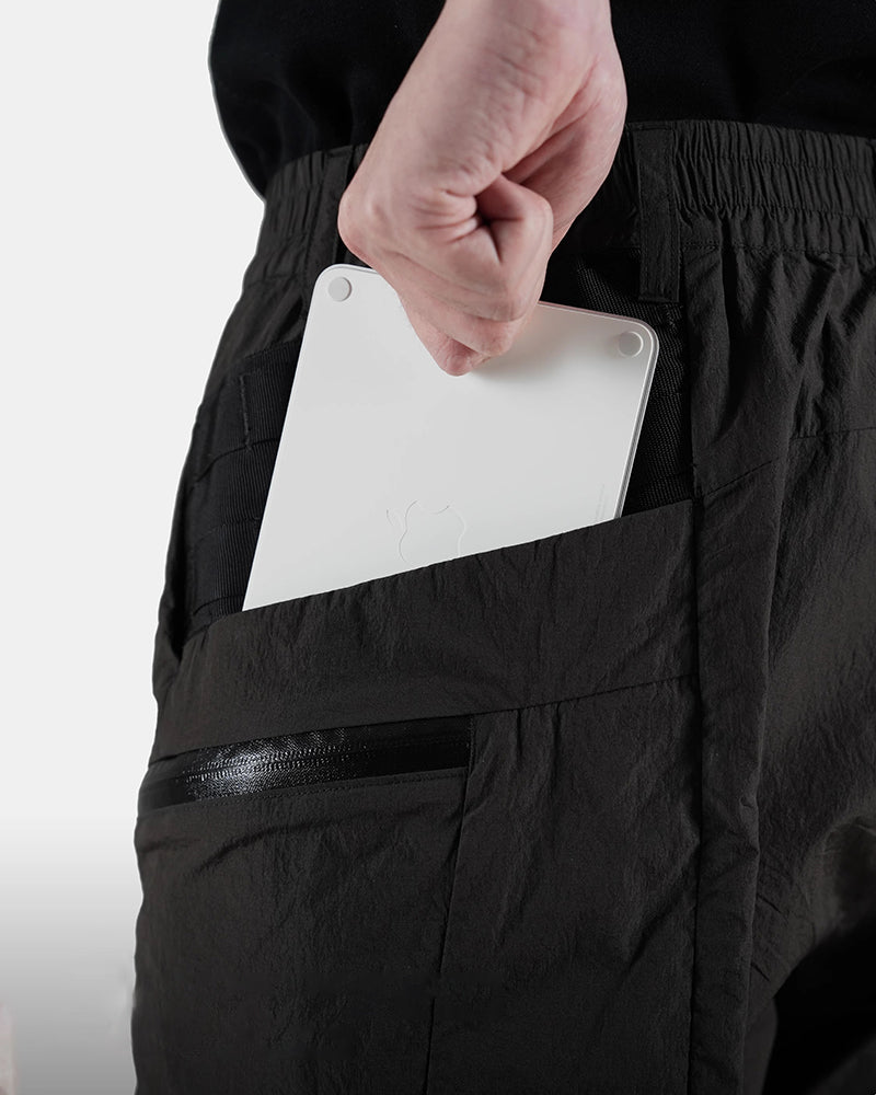 Metallic Honeycomb-Pocket Quick-Dry Water-Repellent Shorts