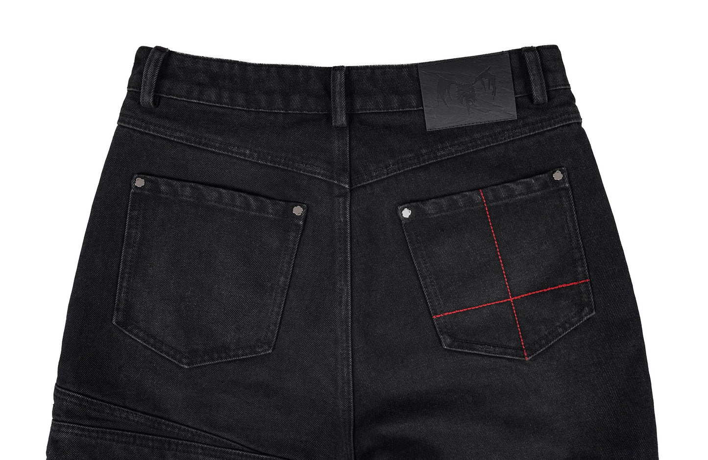 Serpent Skin Distressed Jeans