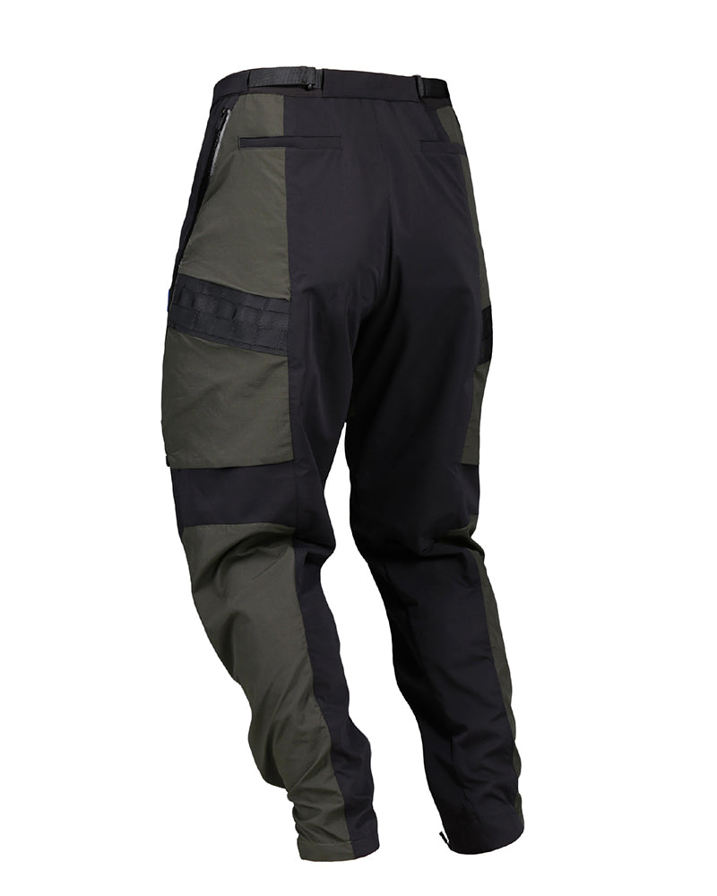 Dual-Mode Zippered Layered-Pocket Water-Repellent Techwear Pants