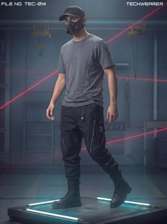 TEC-014｜Cyberpunk Tactical Techwear Set Top / Bottom