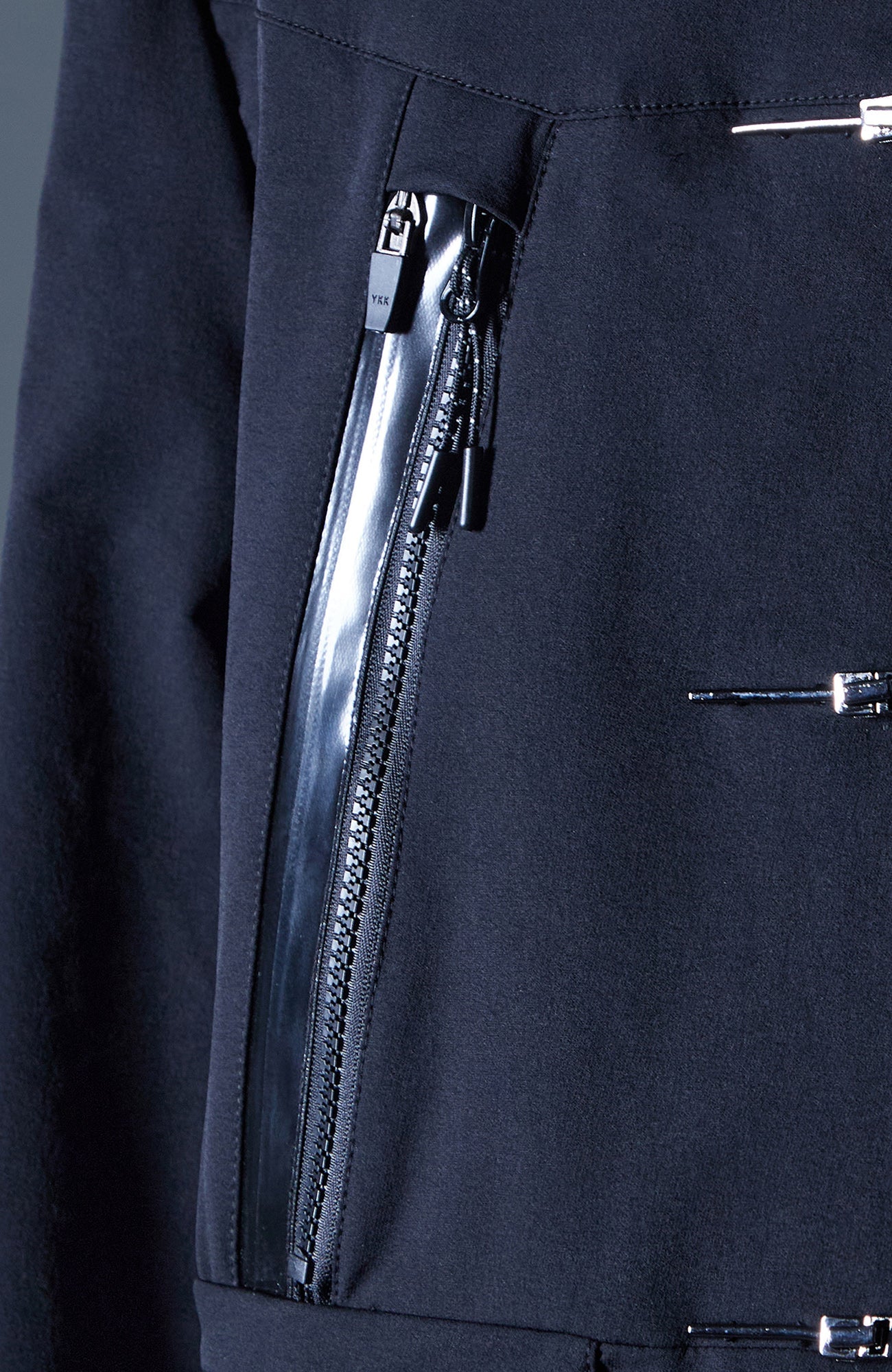 Multi-Pockets Mandarin Waterproof Jacket