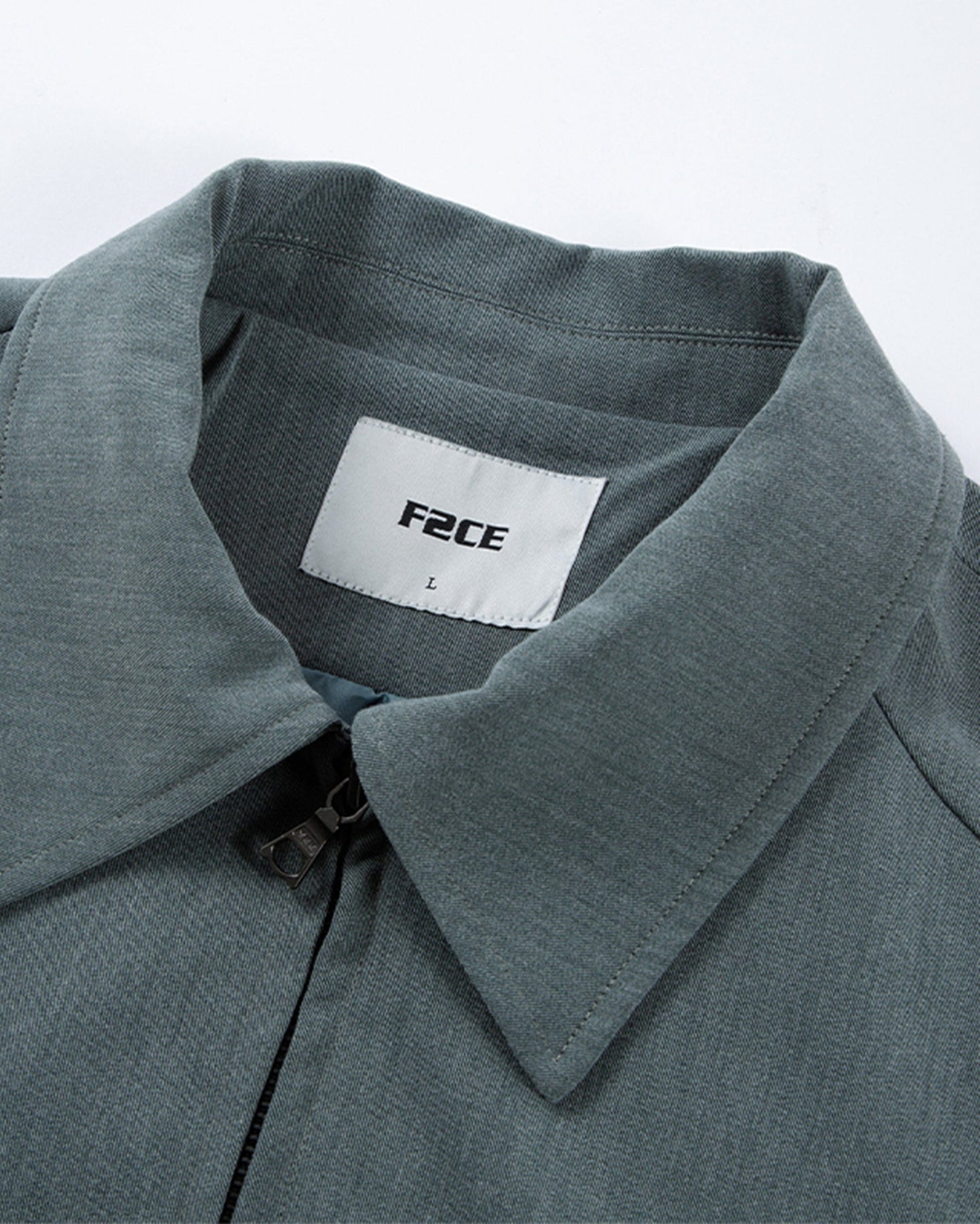 Deconstructed Layered Zip-Up Jacket