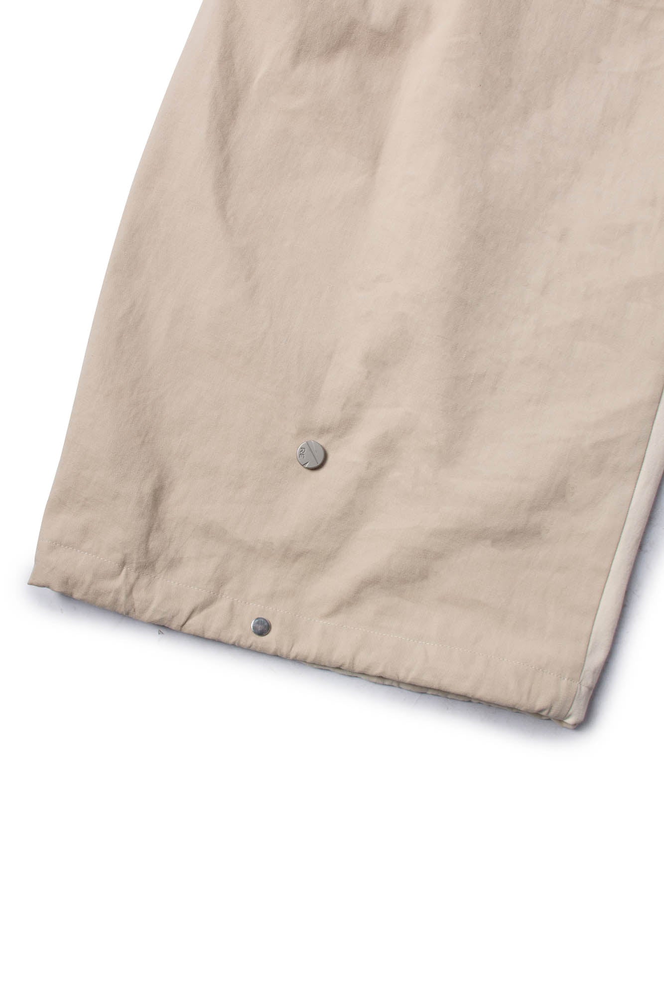 Spliced Crinkled Oversized Cargo Pants
