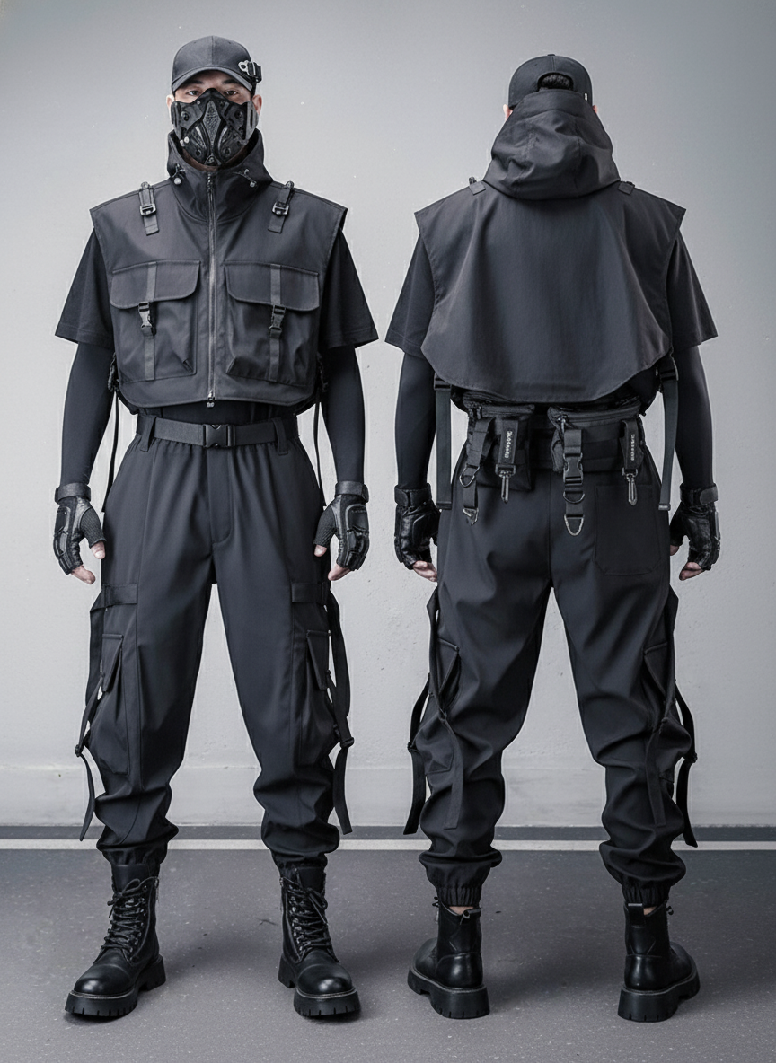Ninja Outfit Set Top / Bottom