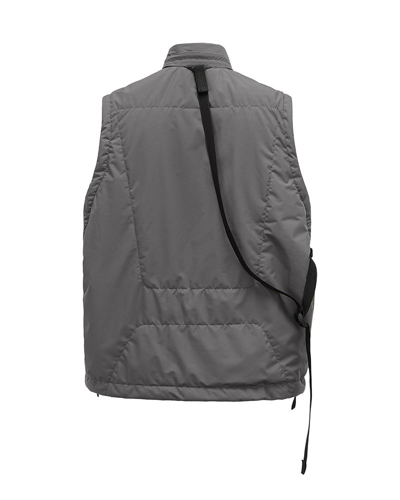 Multi-Pocket Windproof Insulated Techwear Vest