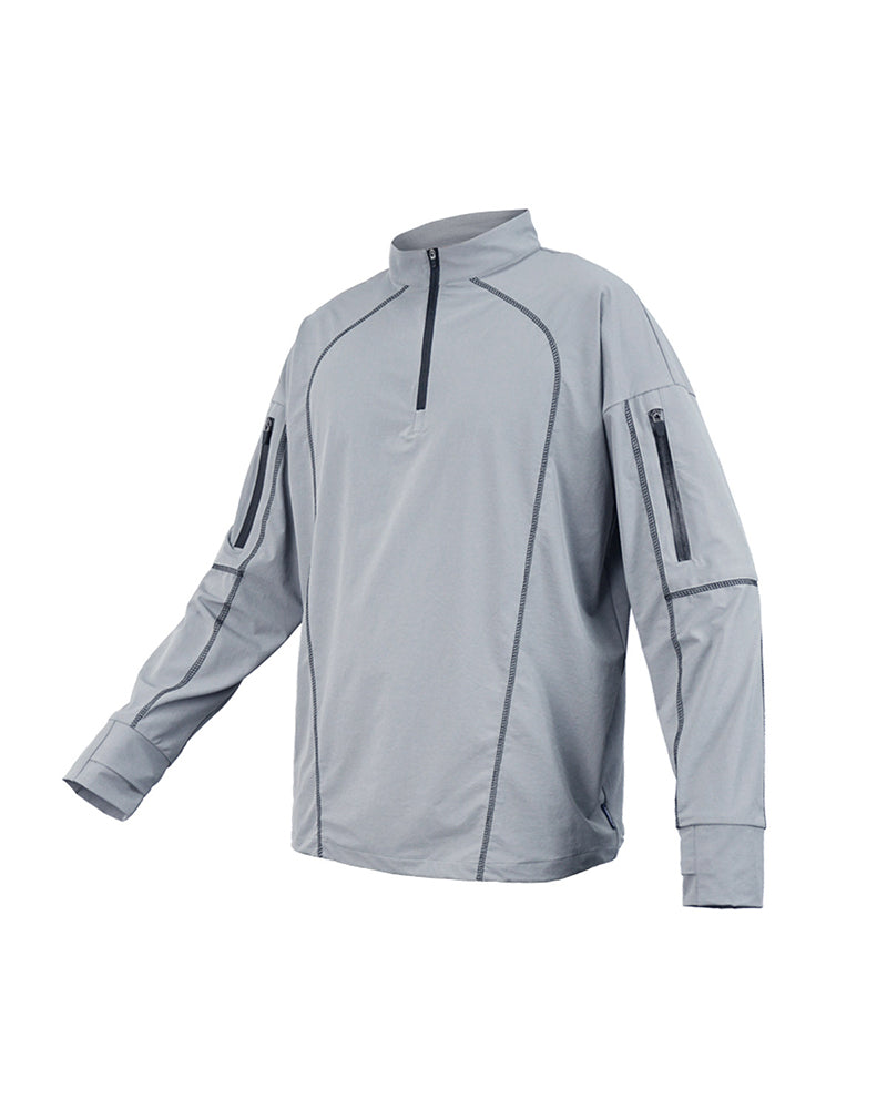 Water-Repellent Hiking Techwear Long-Sleeve Tee
