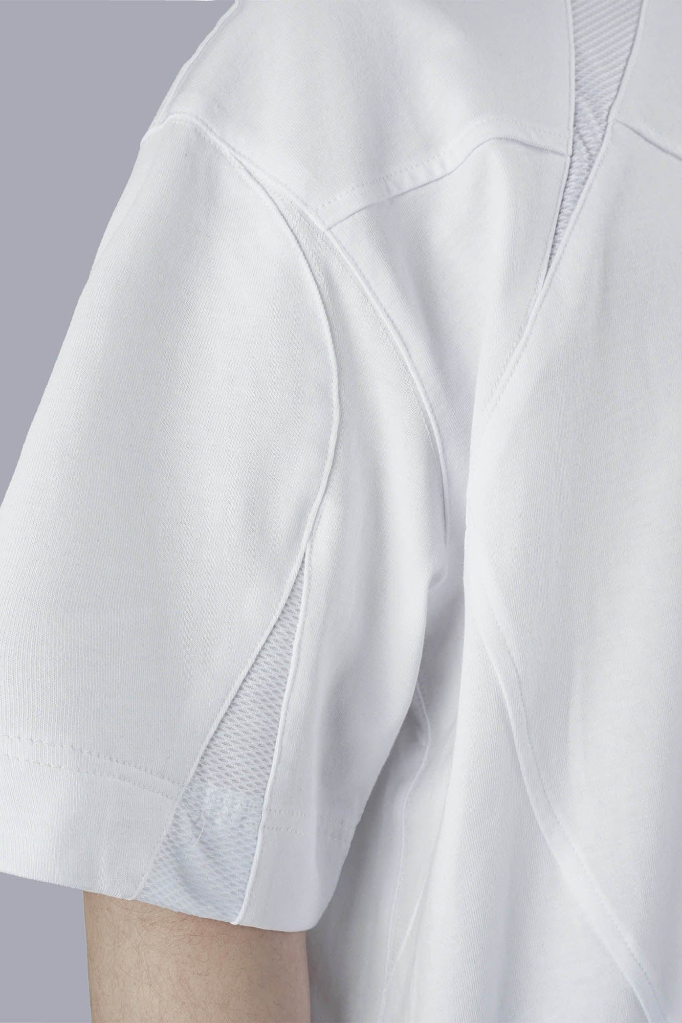Asymmetrical Mesh Deconstructed T-Shirt