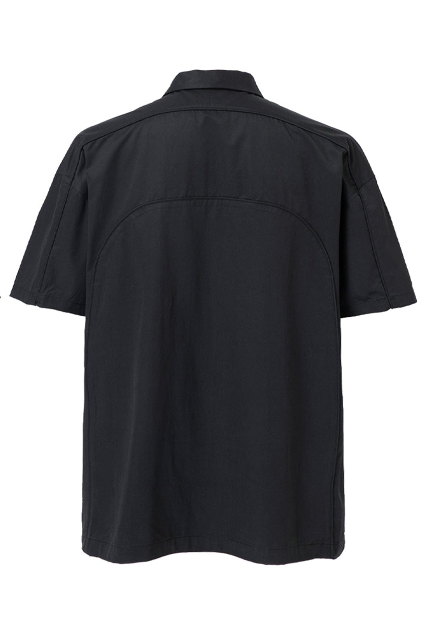 Spliced Metal Logo Half Shirt