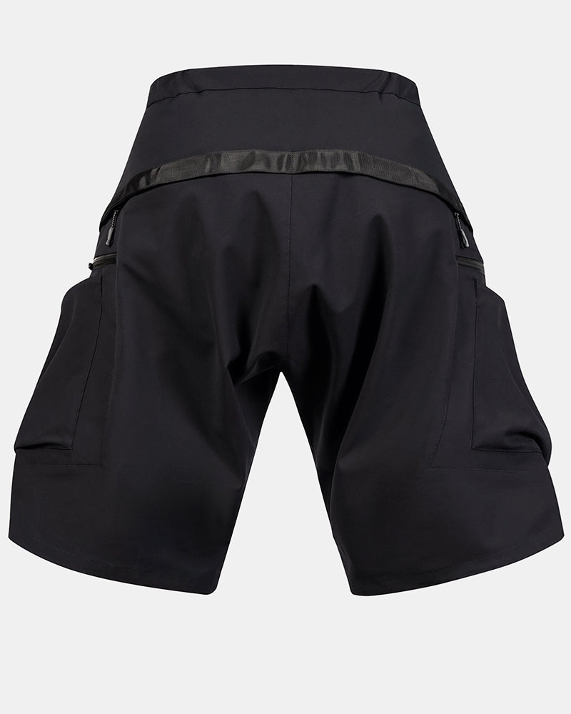 Multi-Pocket Water-Repellent Techwear Shorts