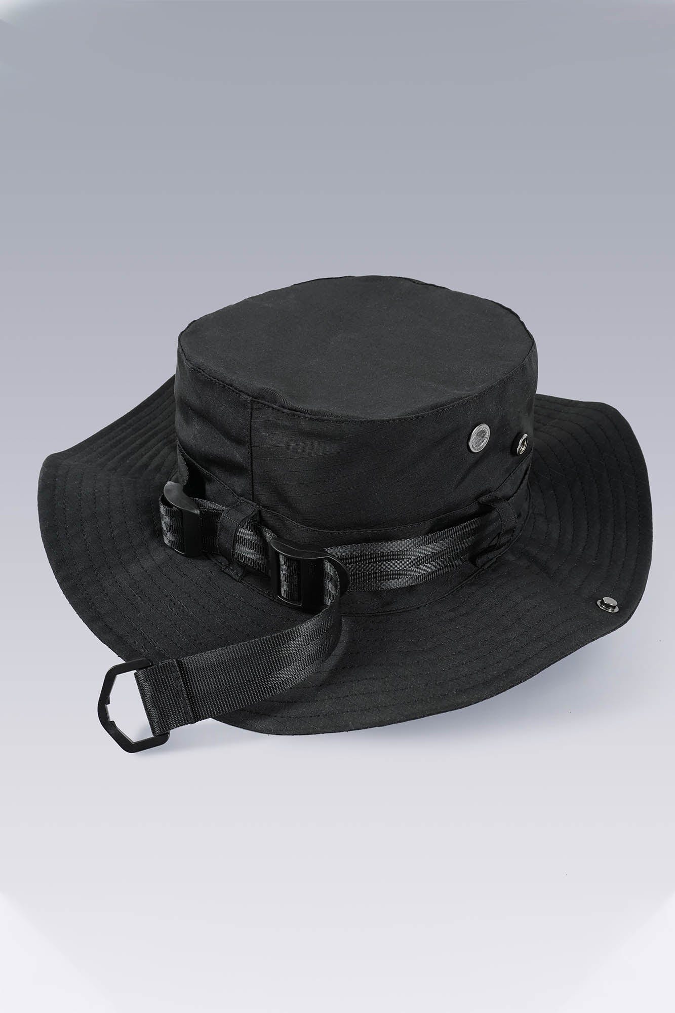 Tactical Drawstring Wide-Brim Bucket Hat
