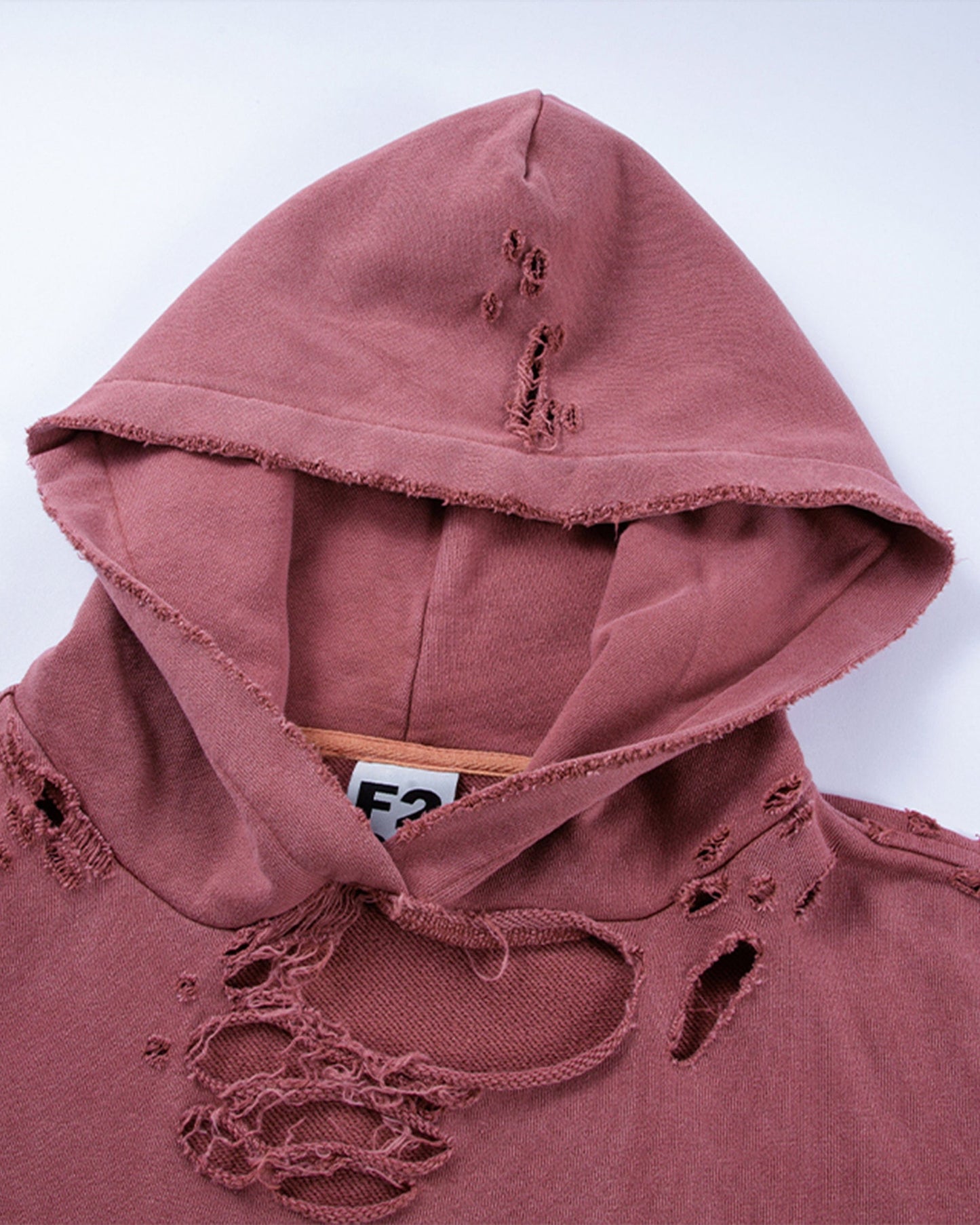 Essential Oversized Distressed Hoodie
