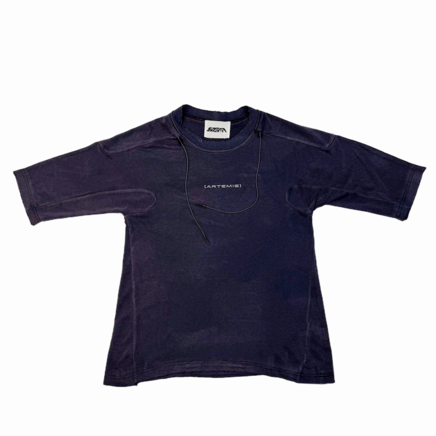 Wasteland Style Patchwork Drawstring T-Shirt